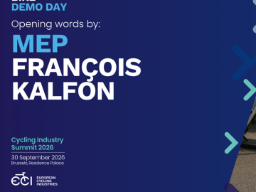 MEP François Kalfon to Open ECI’s First Bike Demo Day in Brussels